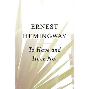 To Have and Have Not -- Ernest Hemingway